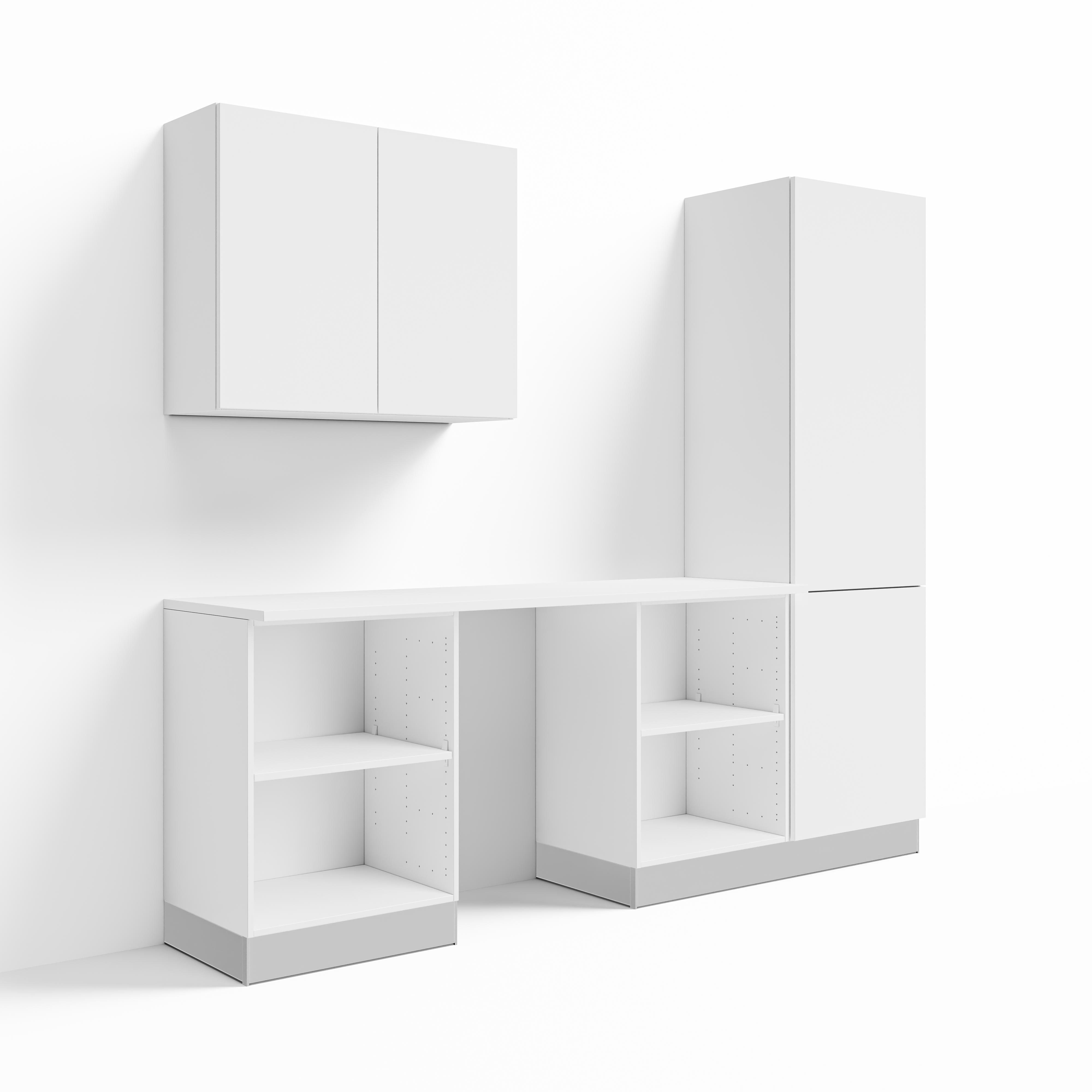 Klovo 8 ft. Garage Office / Craft Bench / Hobby Desk Set — 5-Piece Modular Desk — view 1 of 4