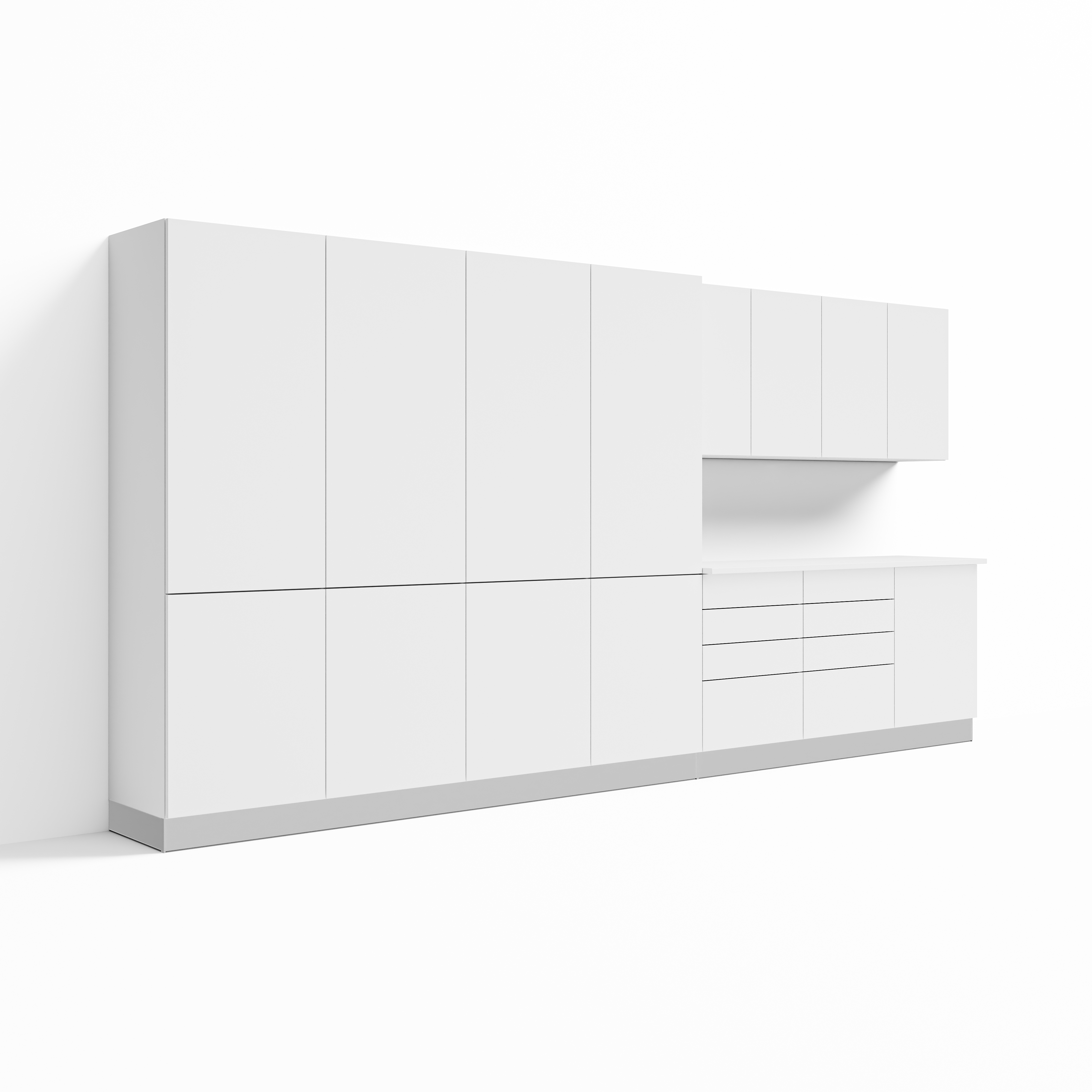 Klovo 15 ft. Two-Car Garage Wall / Full Garage System / Complete Build Set — 10-Piece Flagship — view 1 of 6